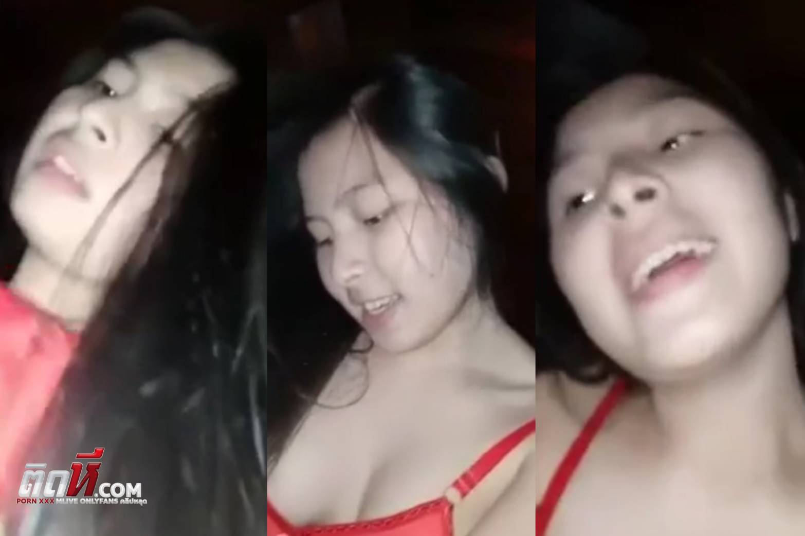คลิปหลุดทางบ้าน สาวสวยน่ารักซะด้วย ขึ้นขย่มควยให้แฟนคาชุดชั้นในสีแดง ขย่มโยกควยลีลาเด็ด เย็ดเสียวจัด เสียงไทย