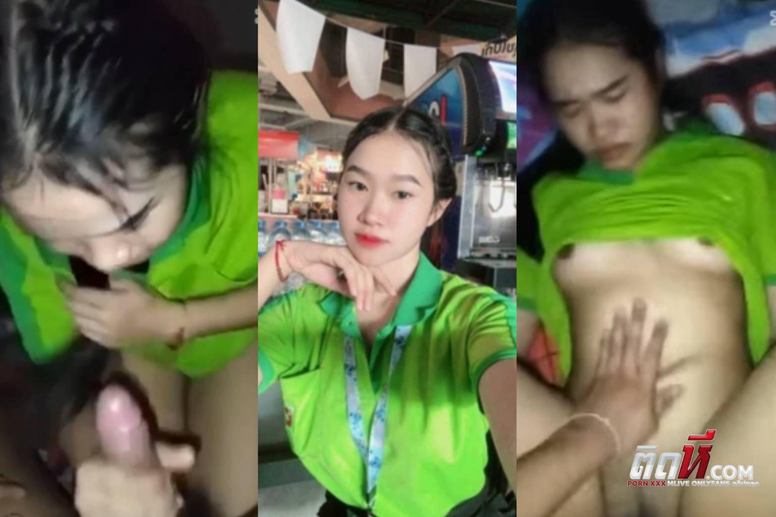 คลิปหลุดไทย พนักงานบิ๊กซี เลิกงานมาไปบ้านผู้ชาย อยากโดนเย็ดปลุกเล้าด้วยการอมควย โดนจับเย็ดสดคาชุดพนักงานได้อารมณ์มาก