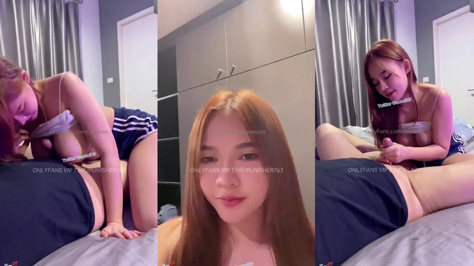 คลิปหลุด Jeenzen น้องส้มสาวขี้เงี่ยนนมใหญ่ๆ มาจับเย็ดเสียวซอยหีลีลาอย่างมันส์ มาเย็ดเสียวงานเด็ดๆ มาจับอมควยแฟนหนุ่มจนน้ำแตกคาปากงานดีจัดๆ